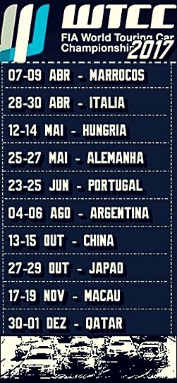 FIA-WTCC - Calendário