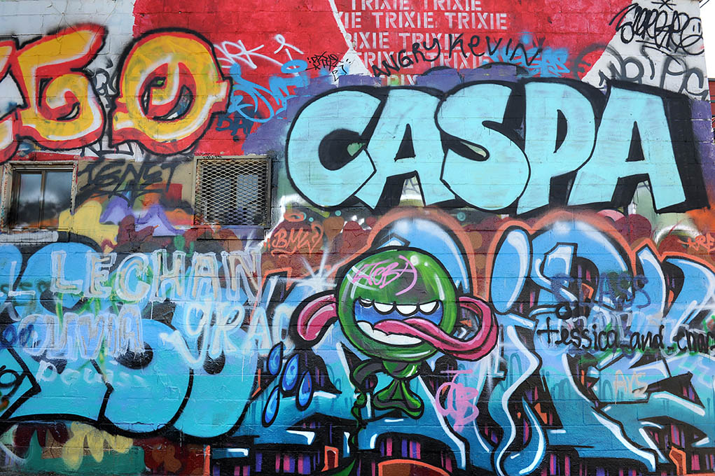 Lloyd Wolf Photographer Graffiti Alley, Baltimore MD