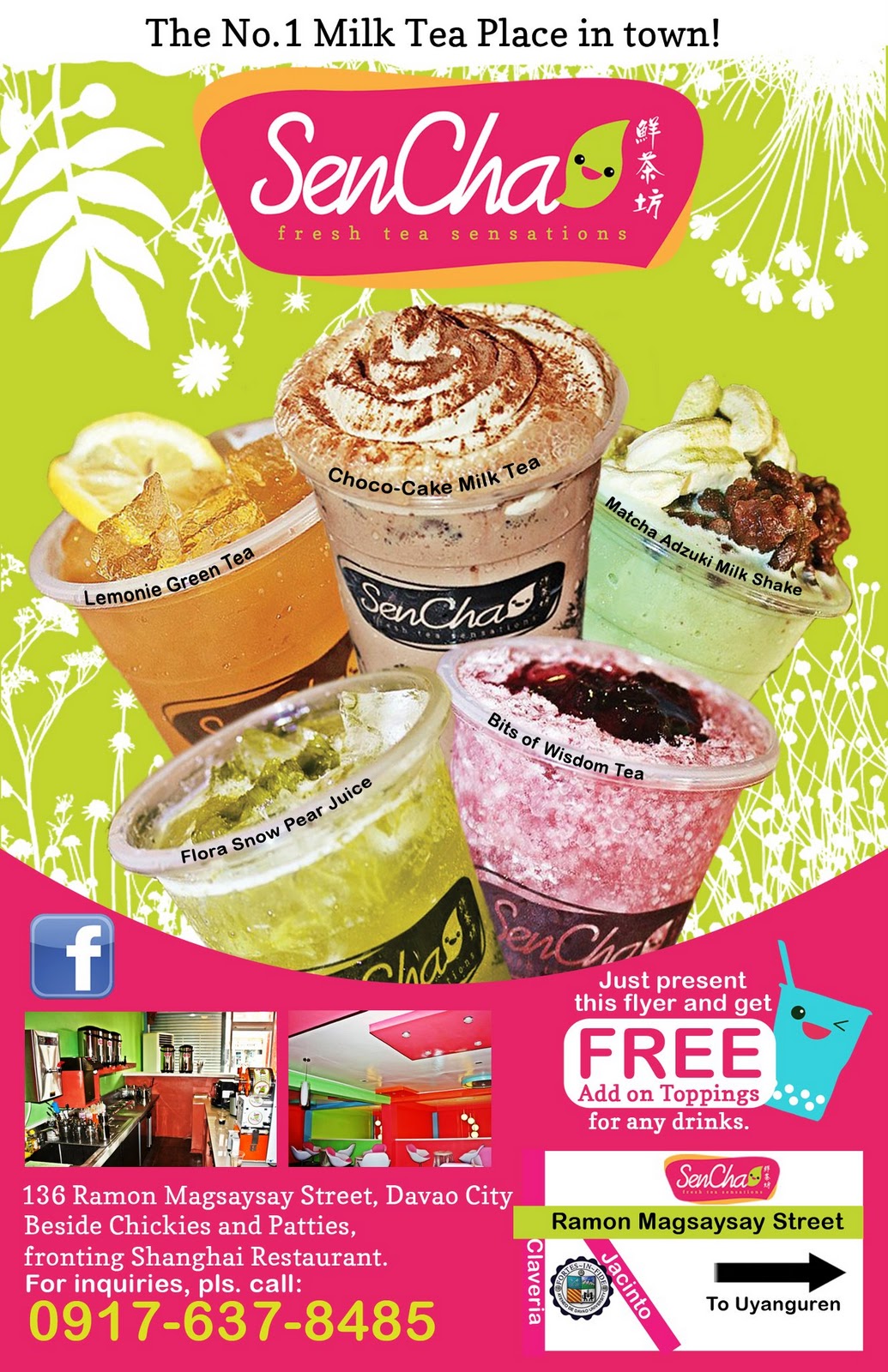 All About my socalled LIFE! Sencha Milk Tea Place in Davao!