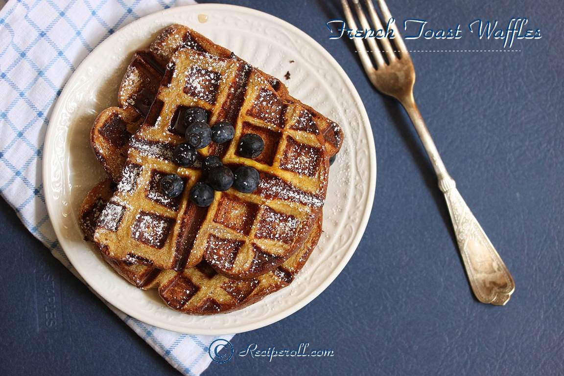 French Toast Waffles Waffles Made With Bread