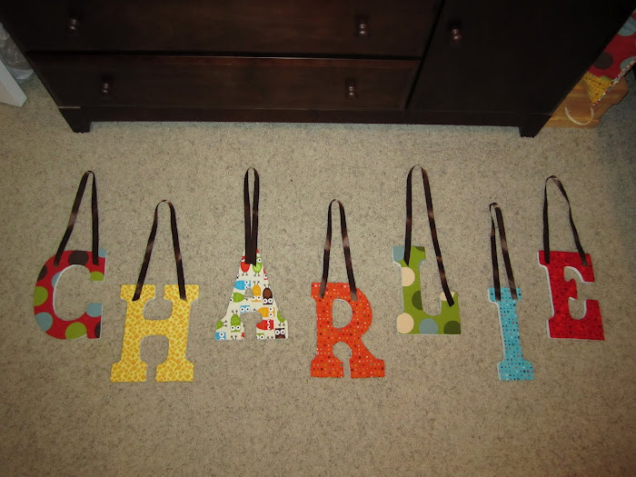 The Shipp Family 2018 DIY Fabric Covered Wooden Letters
