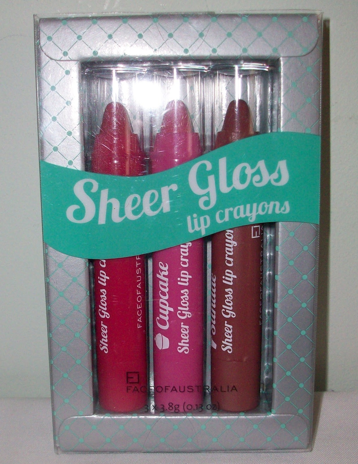 Luxury on the Lips Face of Australia Sheer Gloss Lip Crayons Review & GIVEAWAY! [CLOSED]