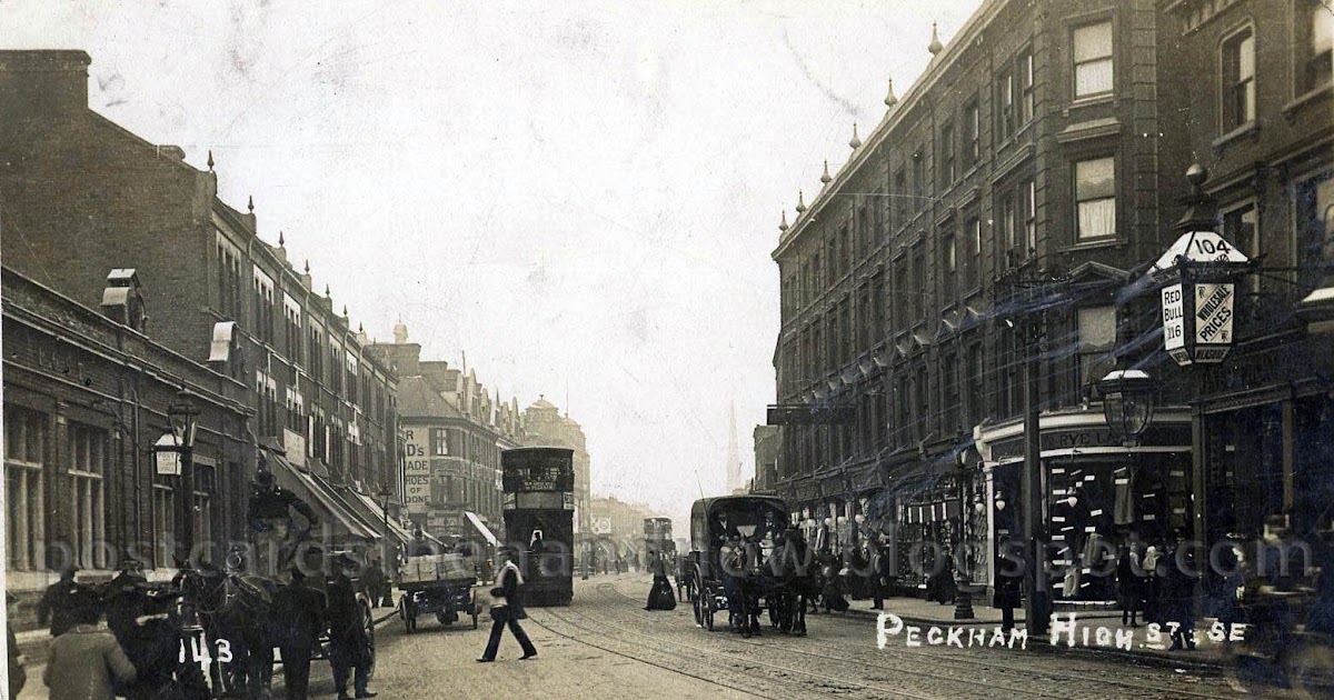 Postcards Then and Now Peckham High Street, Southeast London, c1908