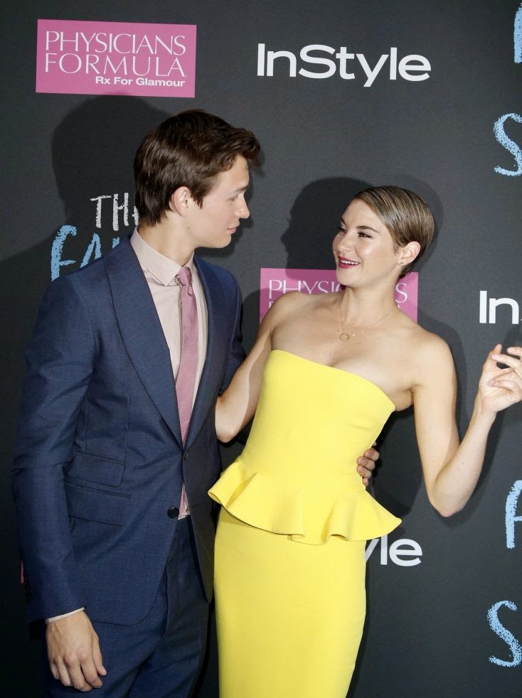 Retro Bikini: Shailene Woodley works diamond in a Peplum Gown from