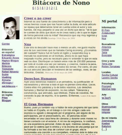 Blog de Nono 1999 - 2003 Blog de Nono 1999 - 2003
