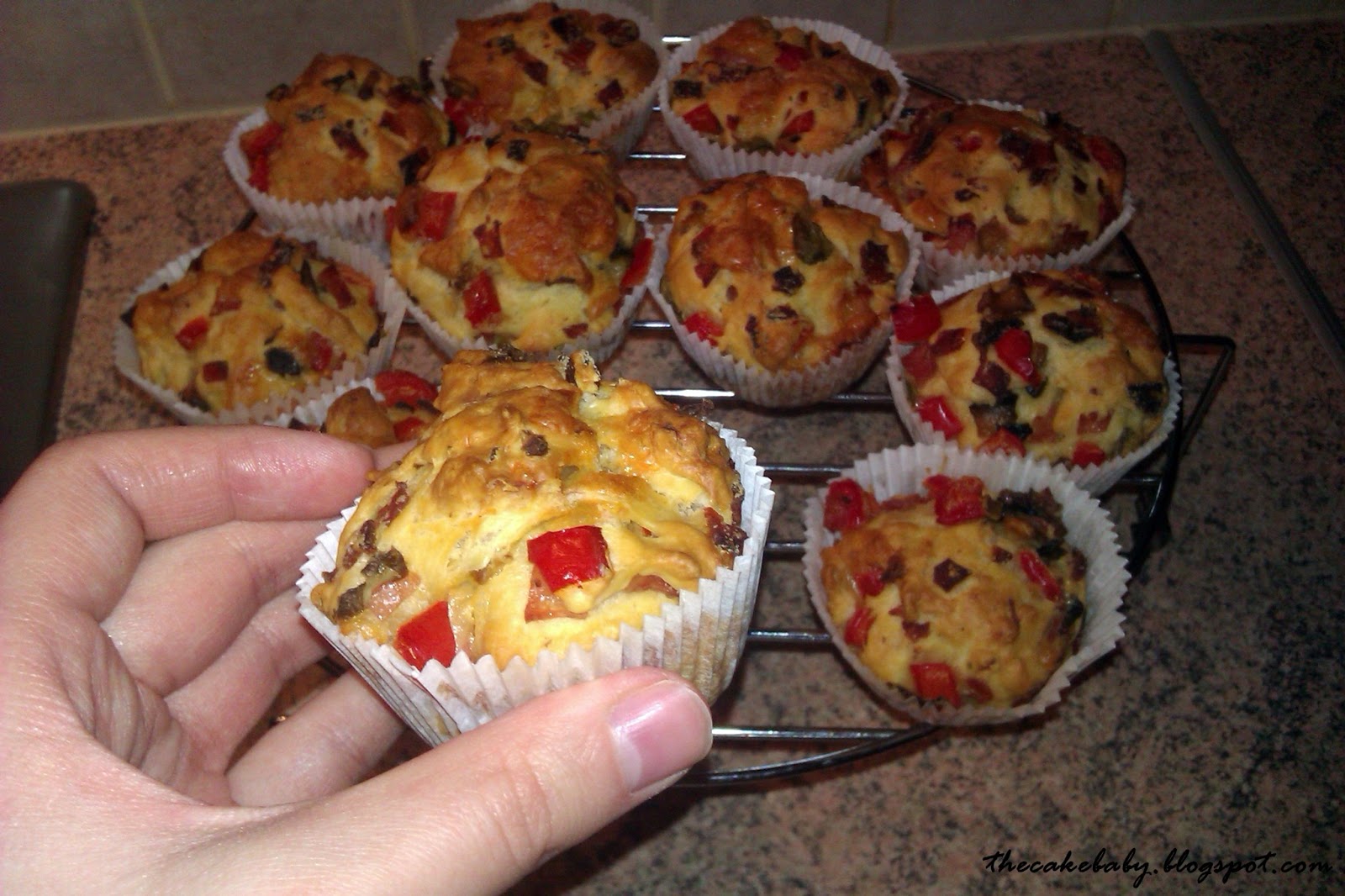 The Cake Baby Pizza Muffins Step by Step