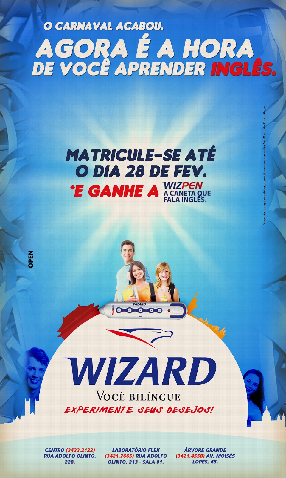 Wizard Pouso Alegre: A hora é agora!!!