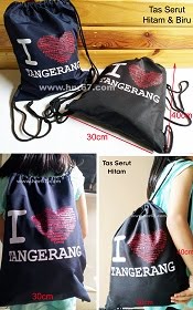 Tas Serut I Love Tangerang