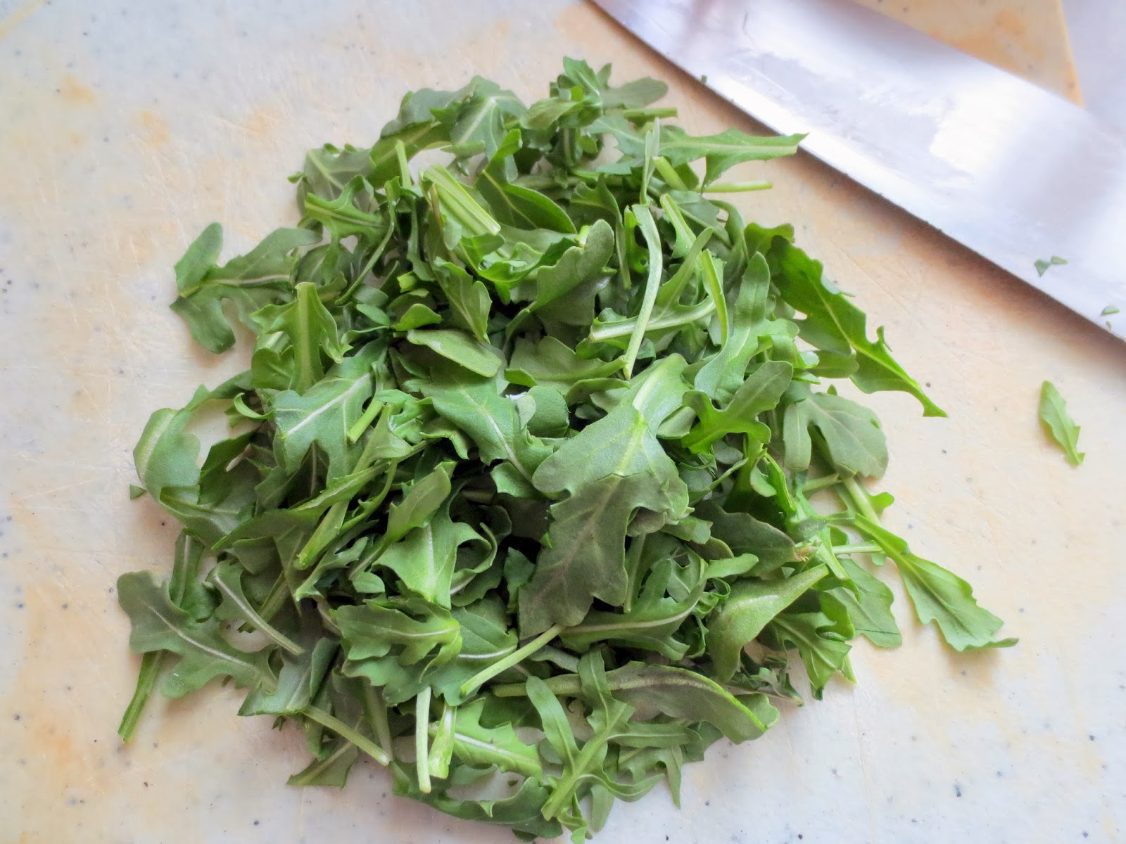 The Owl with the Goblet: Scrambled Eggs with Wilted Arugula + Parmesan