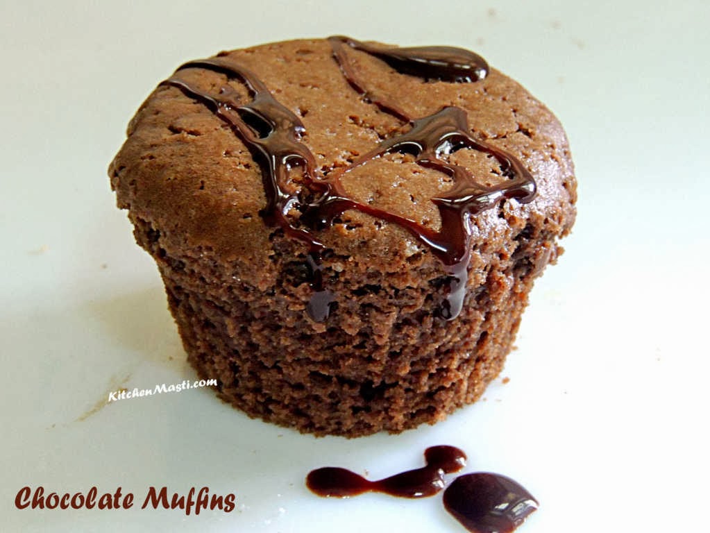 Eggless Chocolate Muffins ( Cup Cake ) 