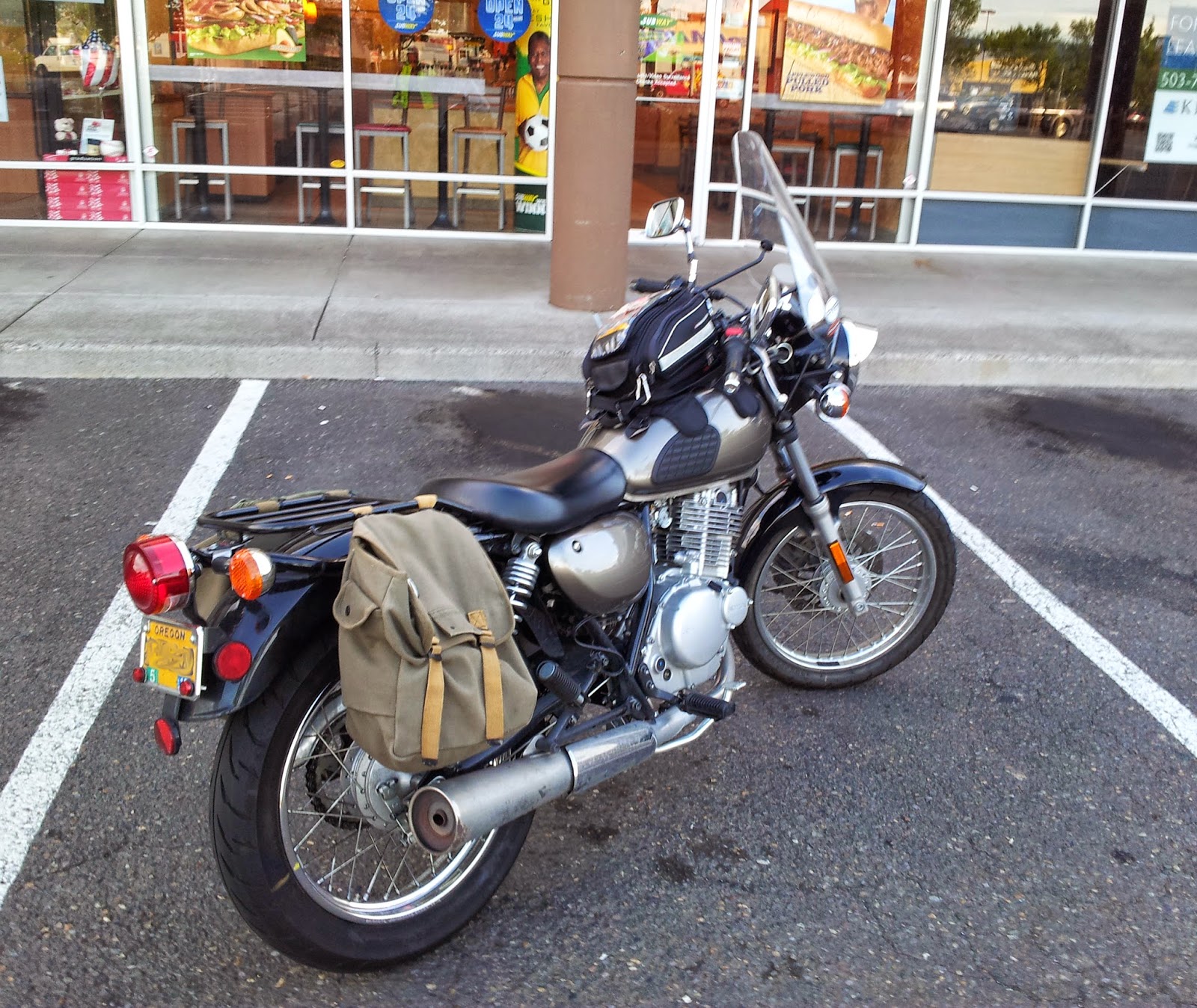 suzuki tu250x luggage rack