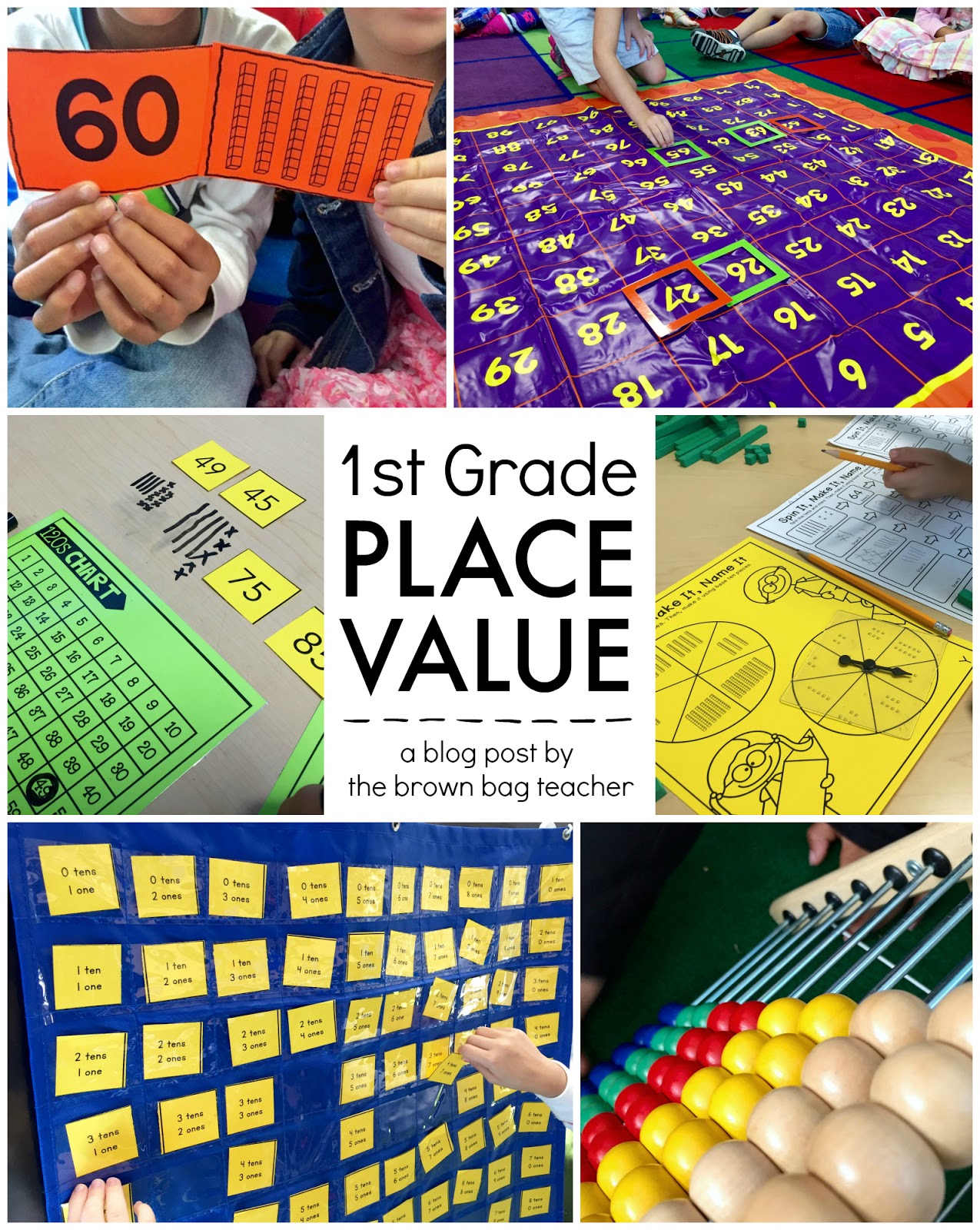 Place Value: 1st Grade Centers, The Brown-Bag Teacher
