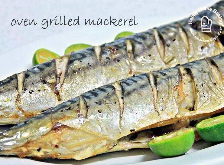 Happy Home Baking oven grilled mackerel