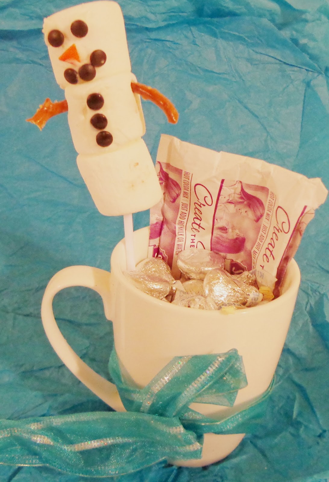 Magical Marshmallow Snowman & Cocoa Gift Cup Craft Simply Southern Mom