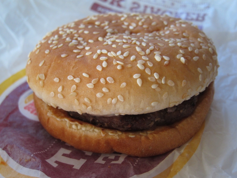 Review Burger King BK Bacon Burger Brand Eating
