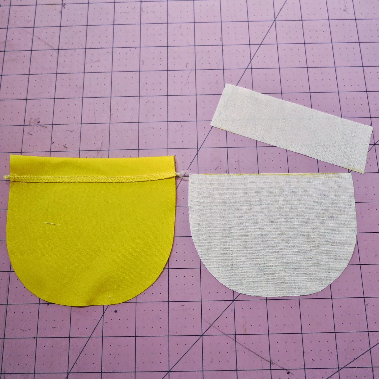 Lily Sage & Co Making neatly curved patch pockets with interfacing