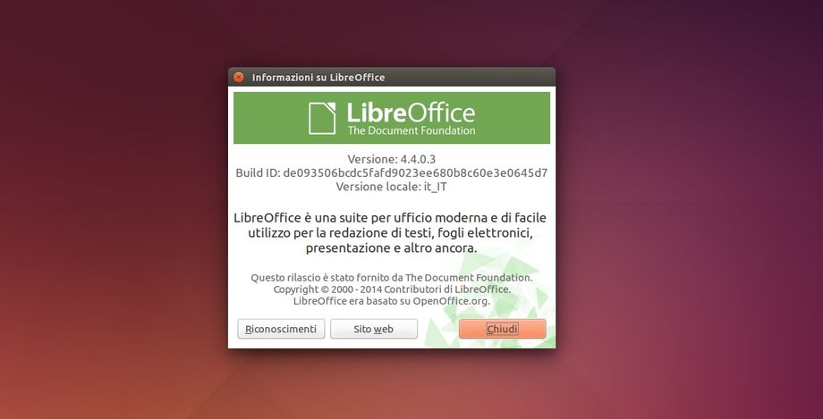 LibreOffice 4.4.0