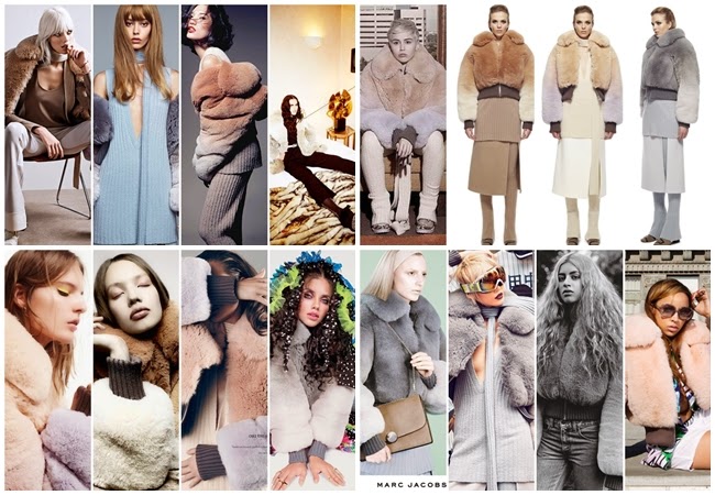 Marc Jacobs 2014 AW Color Degrade Fox Cropped Bomber Jacket 24 Looks Same or Not by Sheena 宣娜:名模女星撞衫穿搭
