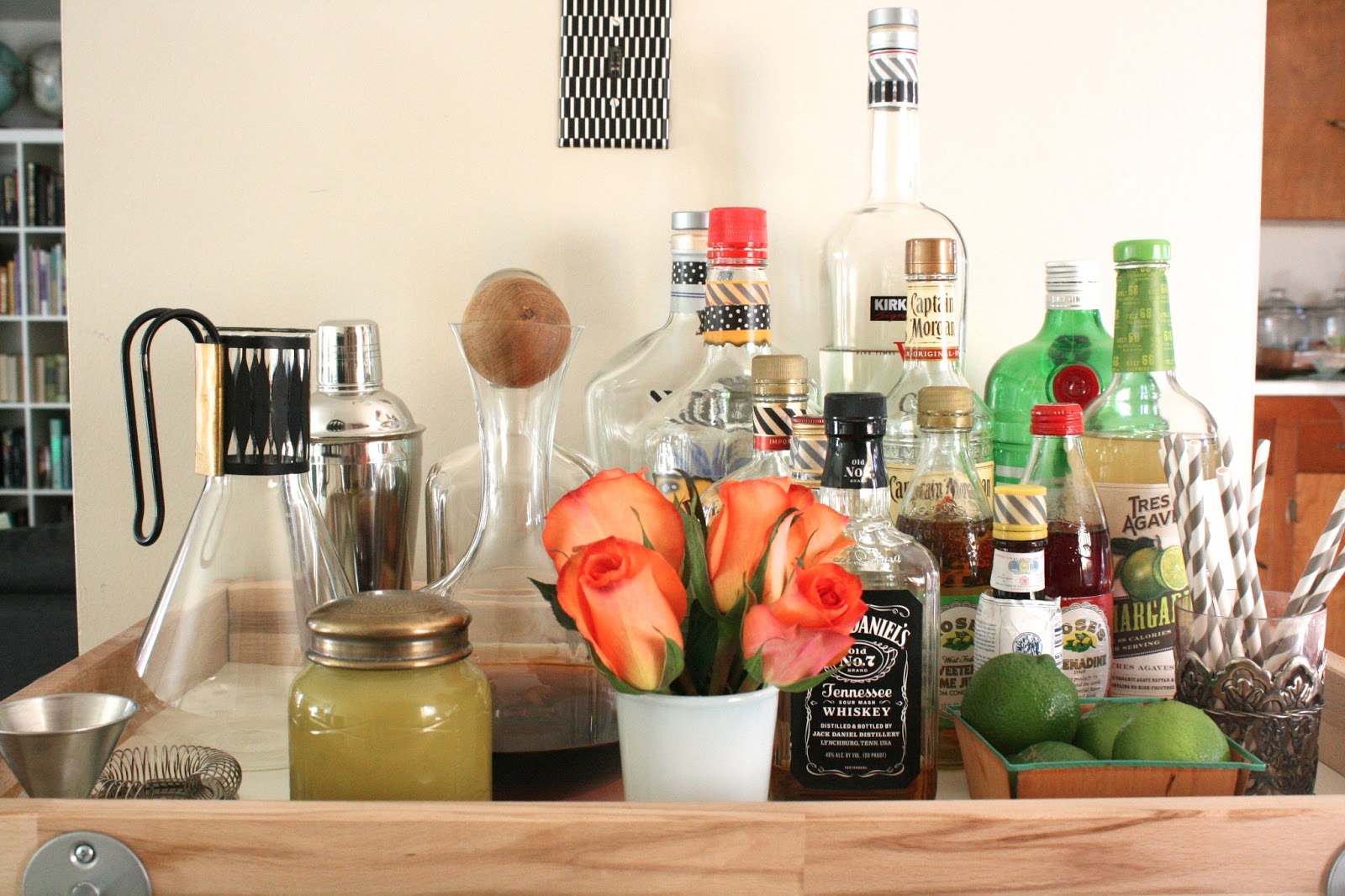 Green Ardelle Ikea Hack Cocktail Cart