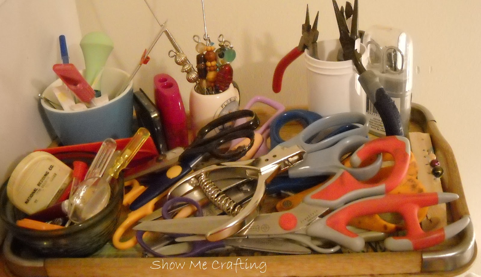 Show Me Crafting Scissor & Craft Tool Caddy