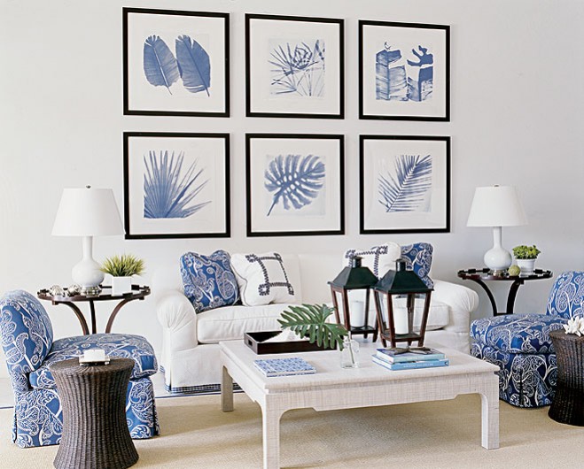 Made in heaven A beach house in white and blue