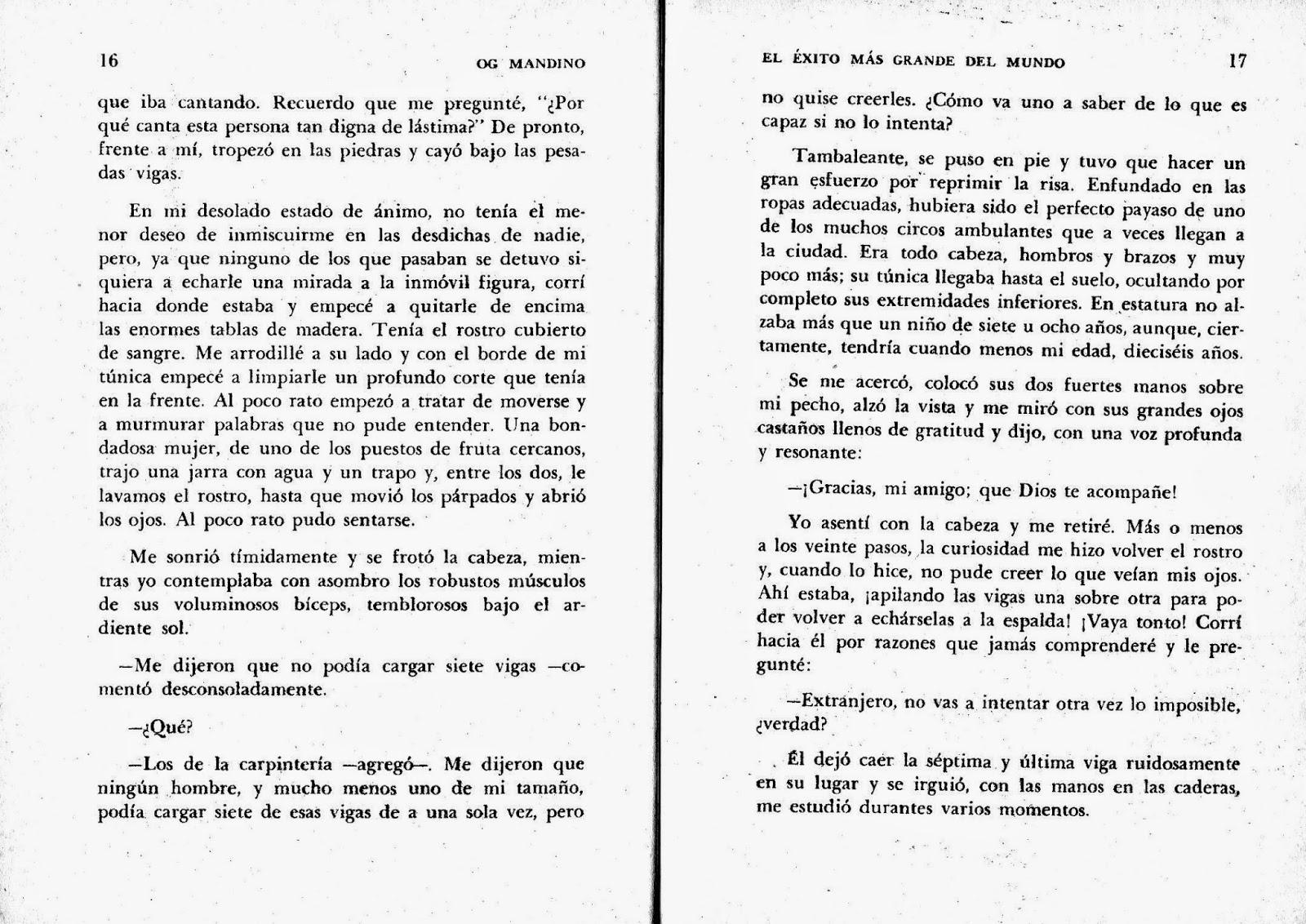 Mis Libros Digitales Pdf Og Mandino El Exito Mas Grande Del Mundo