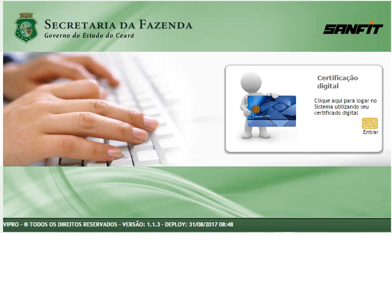 SANFIT - Selagem de Notas Fiscais Eletrônicas - SEFAZ - CE