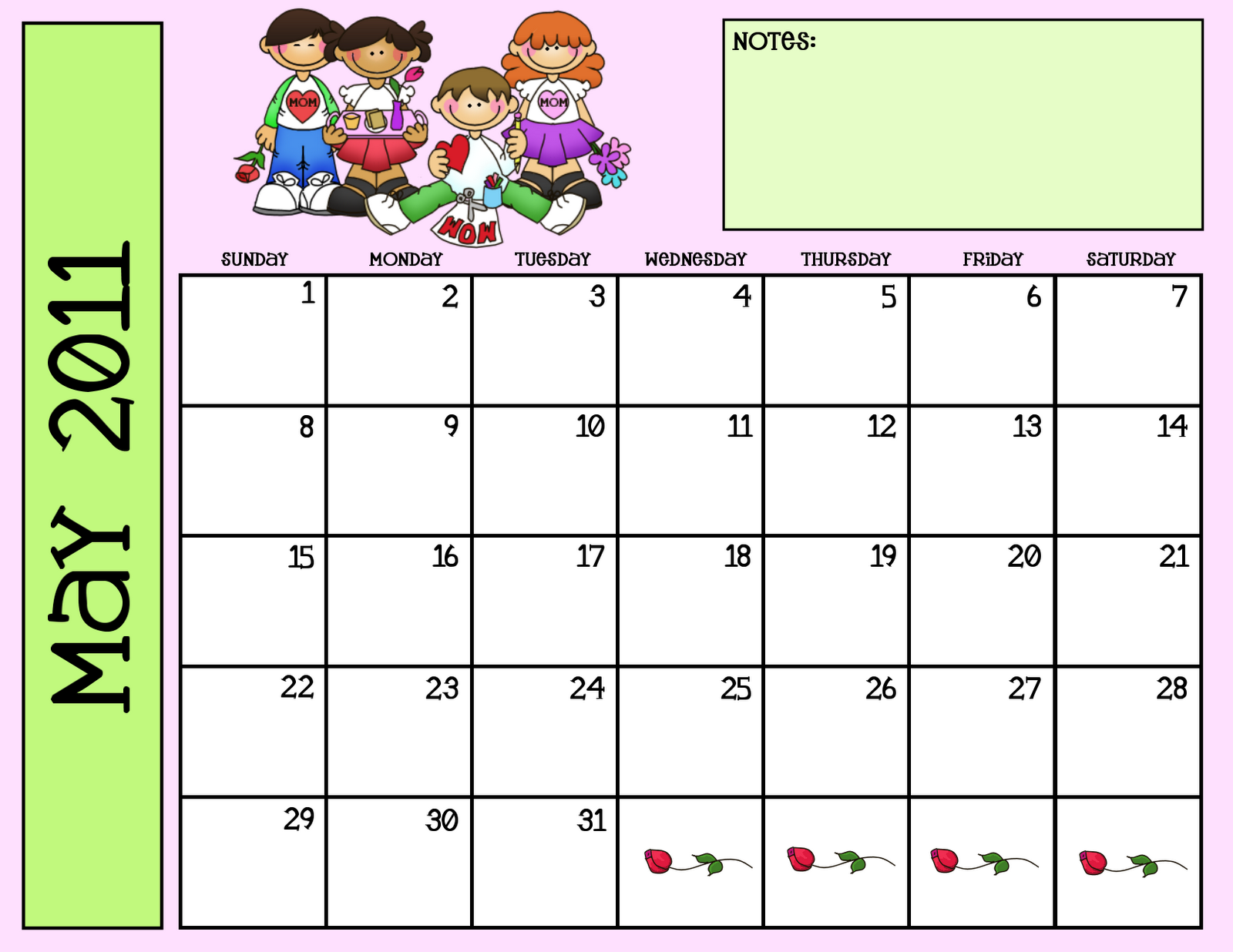 teacher calendar template