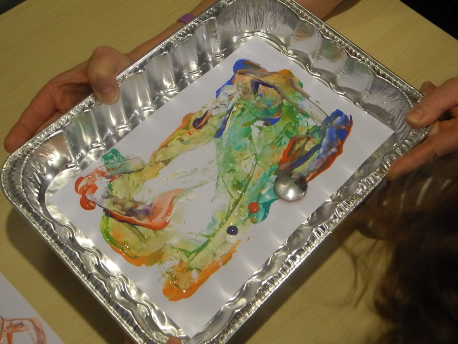 Busy and the Beans Painting with