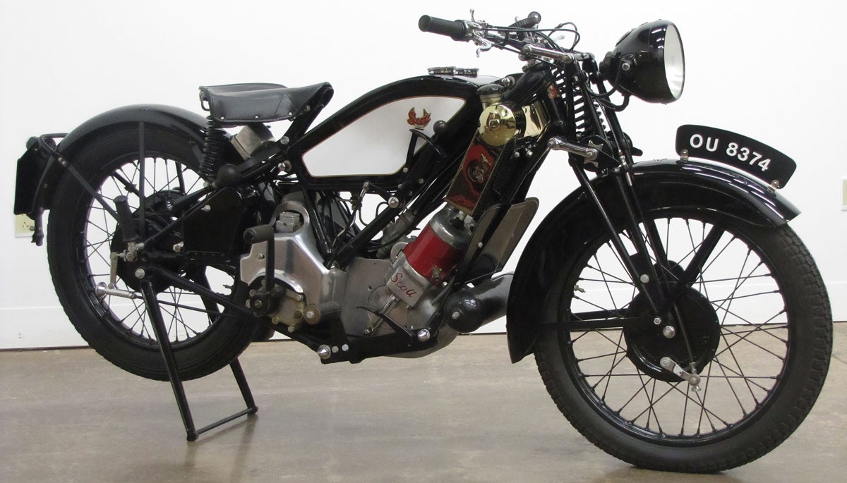 1930 - SCOTT 2 CYL. 2 TEMPS -  WATER COOLED