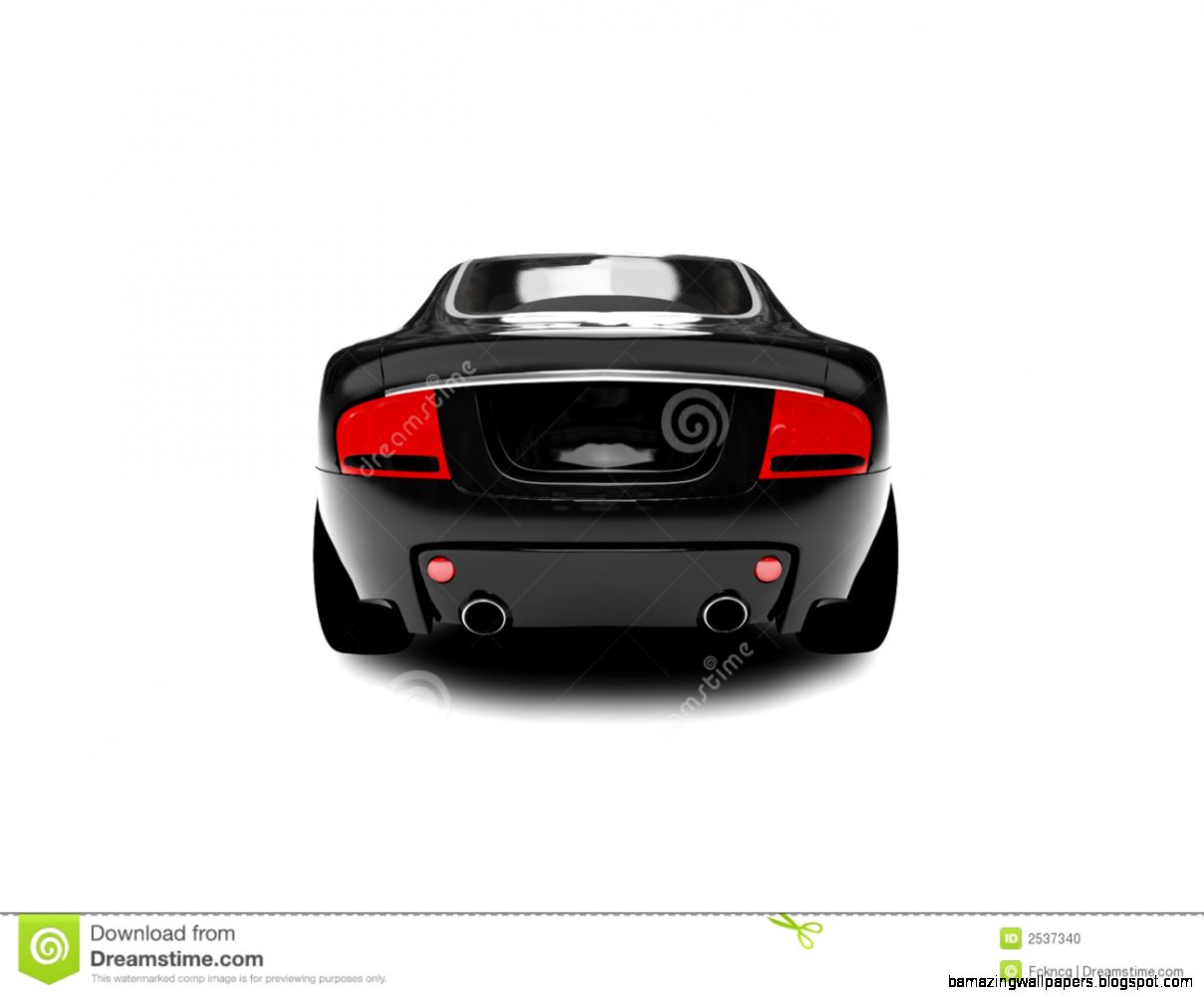 Isolated Black Car Back View Stock Photo Image 2537340 Isolated Black Car Back View Stock Photo Image 2537340