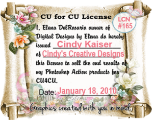 CU4CU Lic Designs Elena