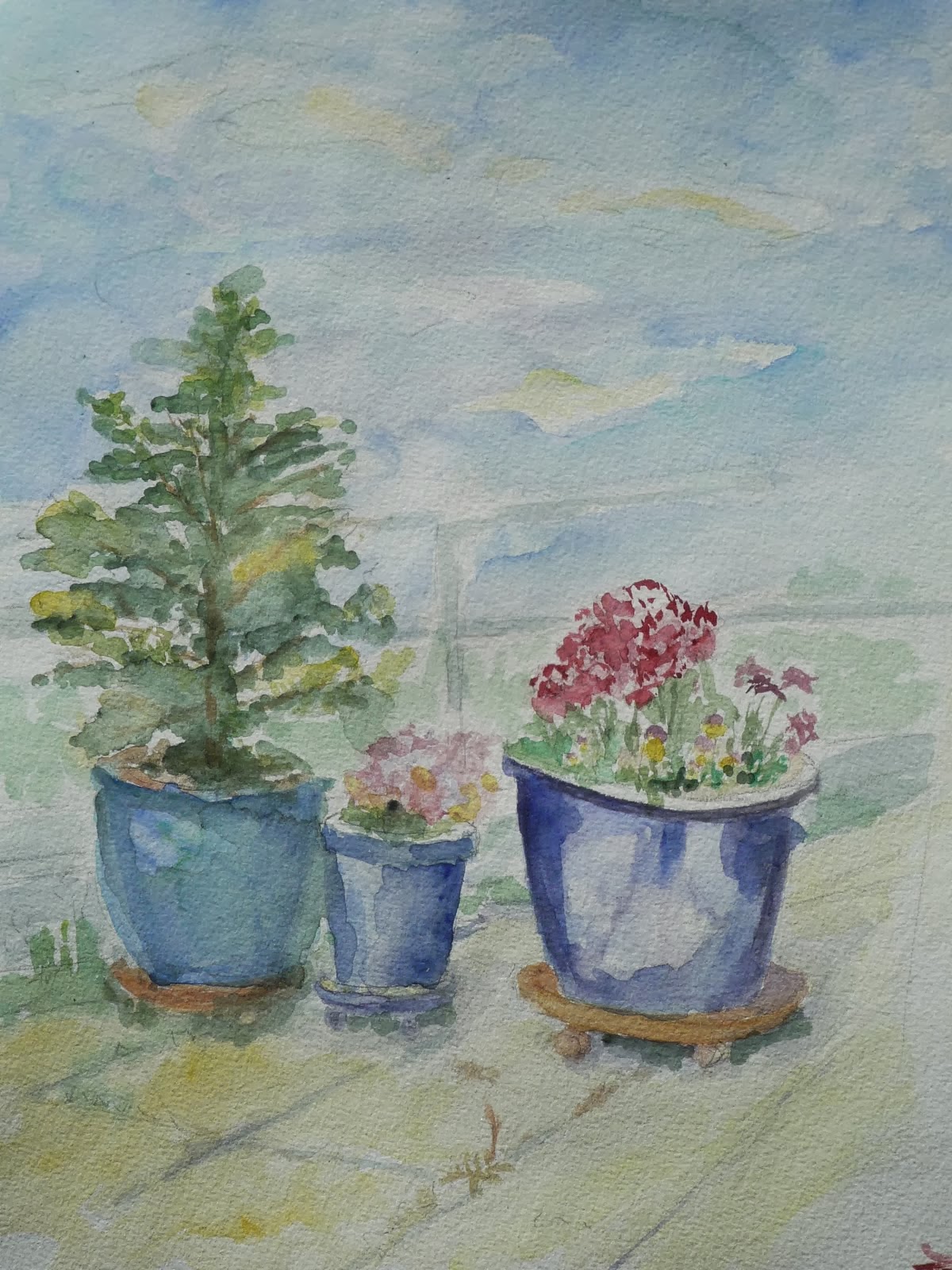 Flowerpots Veranda