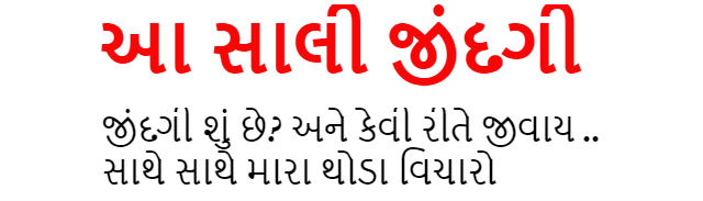 આ સાલી જીંદગી