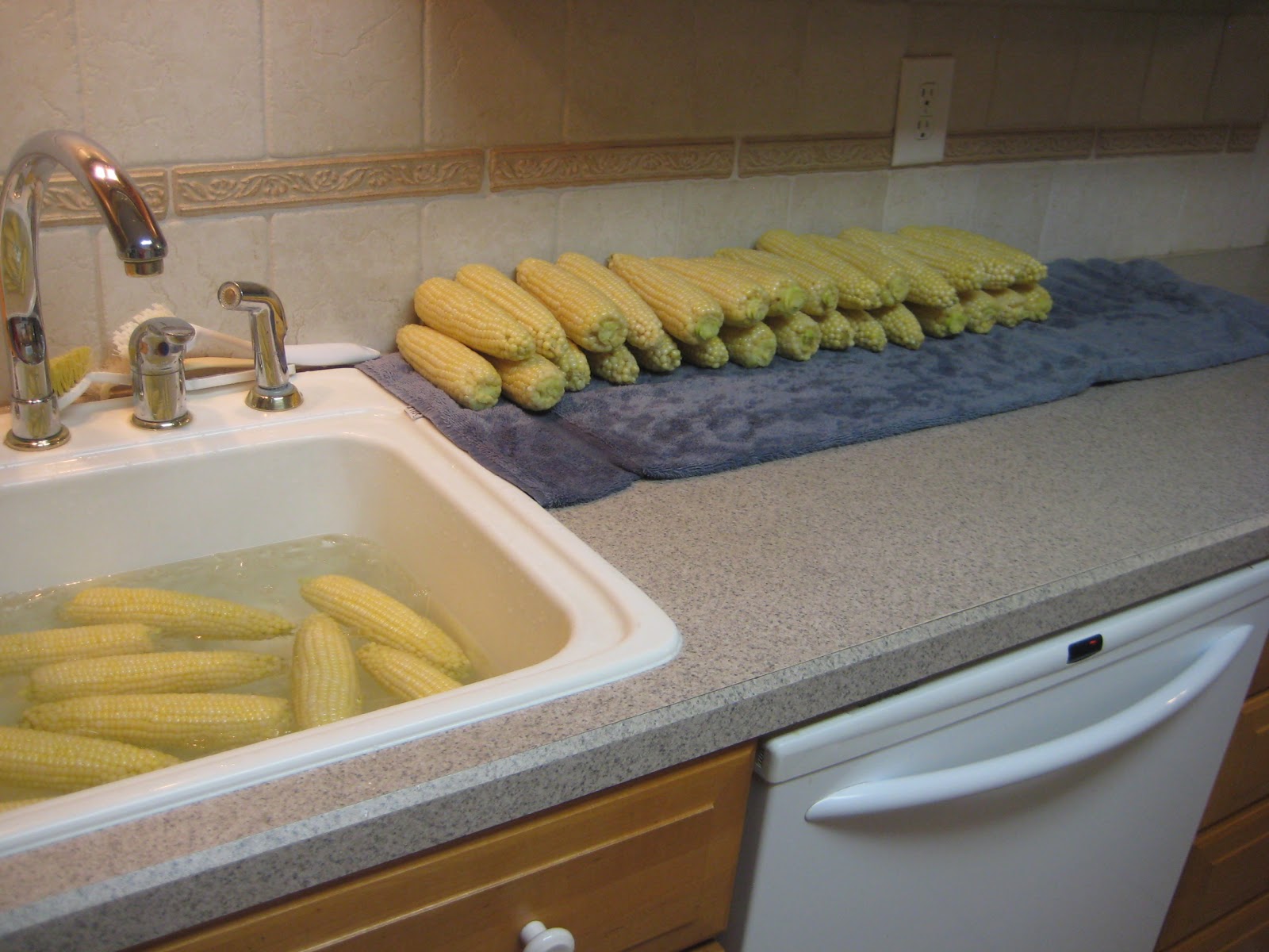 The Foulk Fam Freezing Corn.....Step By Step Tutorial