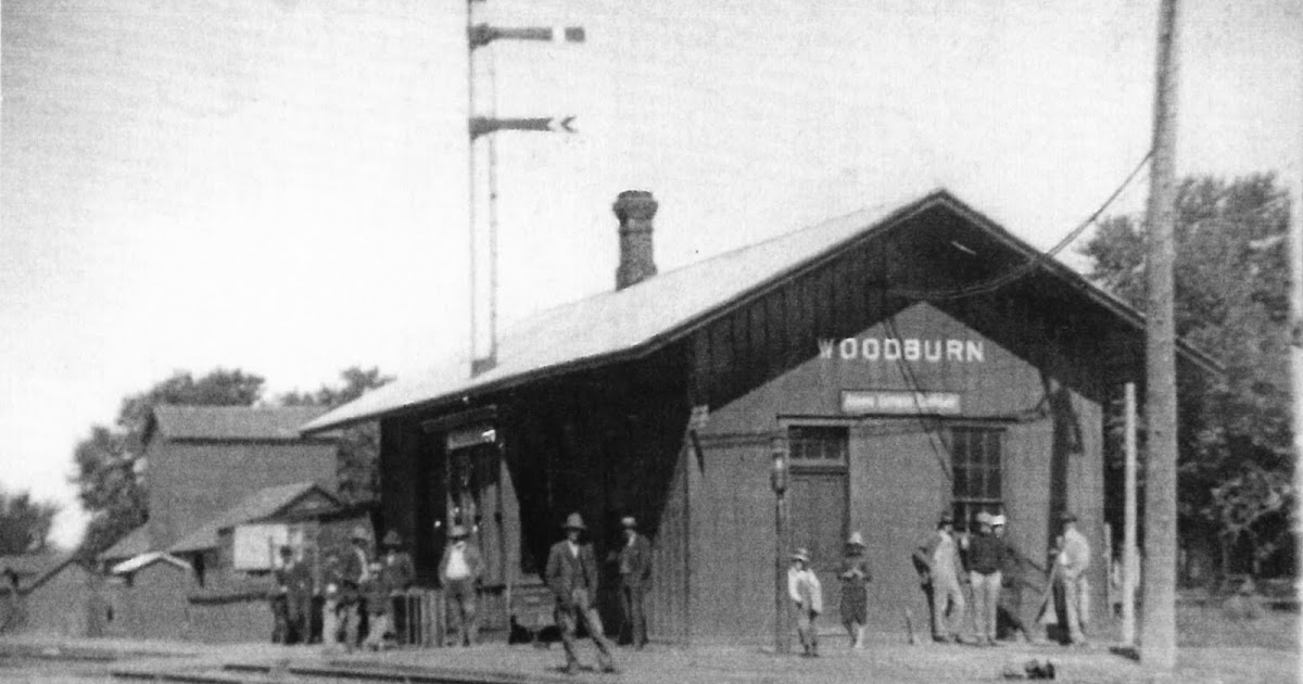 Woodburn, Iowa History Railroad and Depot