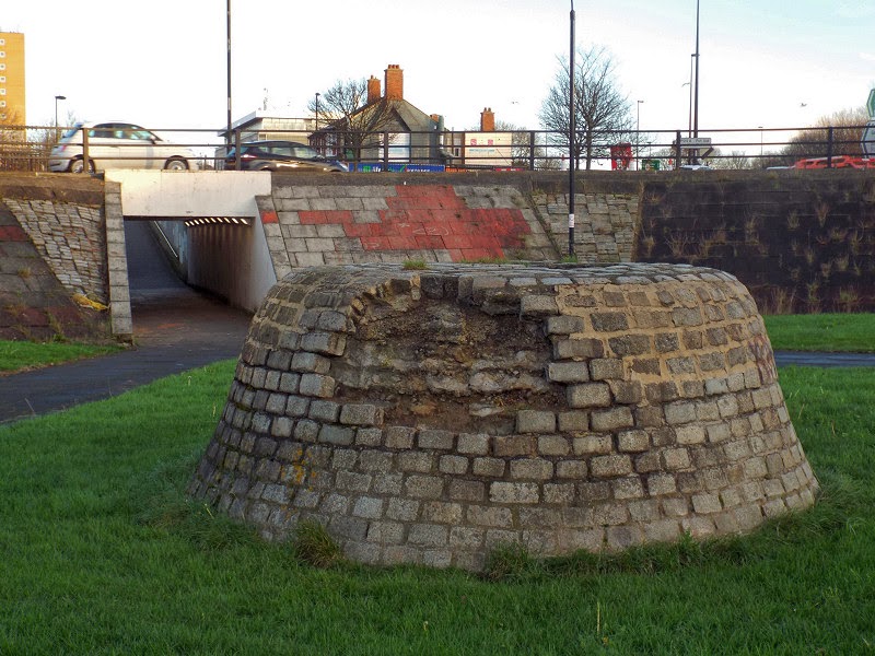 Photographs Of Newcastle Cowgate Roundabout and Shops