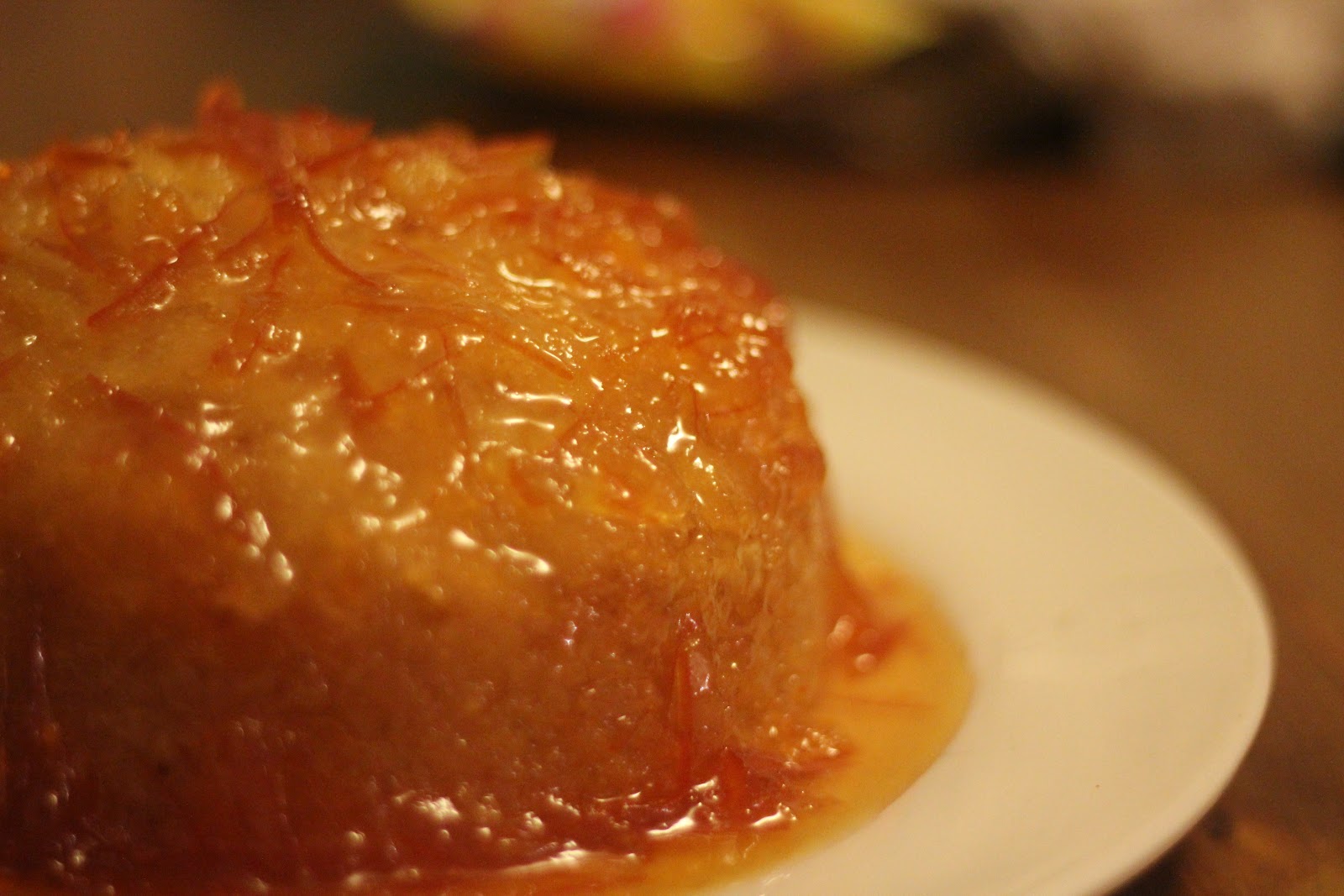 North by SudOuest Steamed sponge pudding with my mum’s marmalade. And