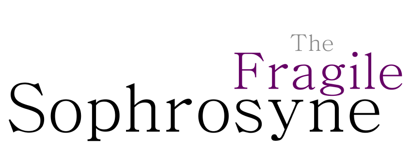 Fragile Sophrosyne, a pro ana blog
