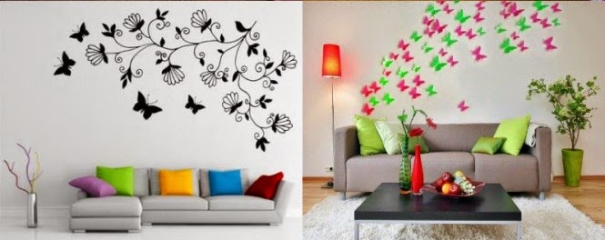 Awesome Butterfly Wall Decoration | Butterfly Themes For Interior Walls