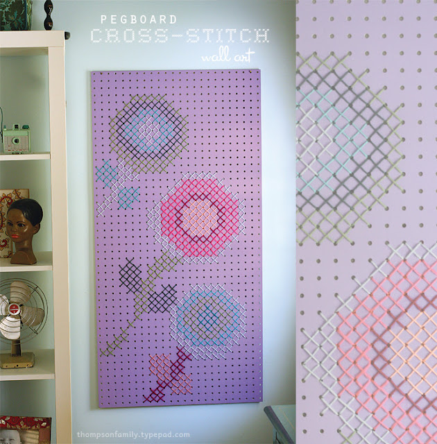 a Shimmering Star Pegboard Cross Stitch
