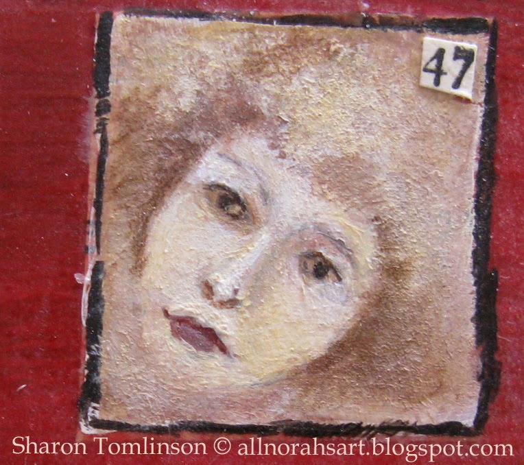 Face No 48 by Sharon Tomlinson One Hundred Faces