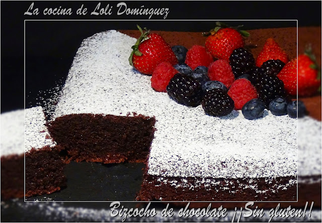 Bizcocho De Chocolate &#161;&#161;sin Gluten!!
