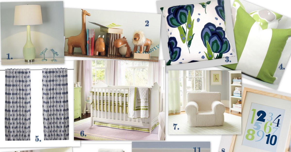 A Lived in Home Nursery Design Board