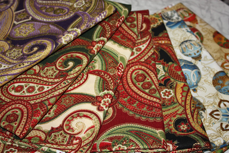 новогодние ткани