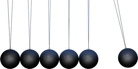 Oscilación periódica de movimiento, péndulo de newton, bolas de newton,  balancín de newton, png