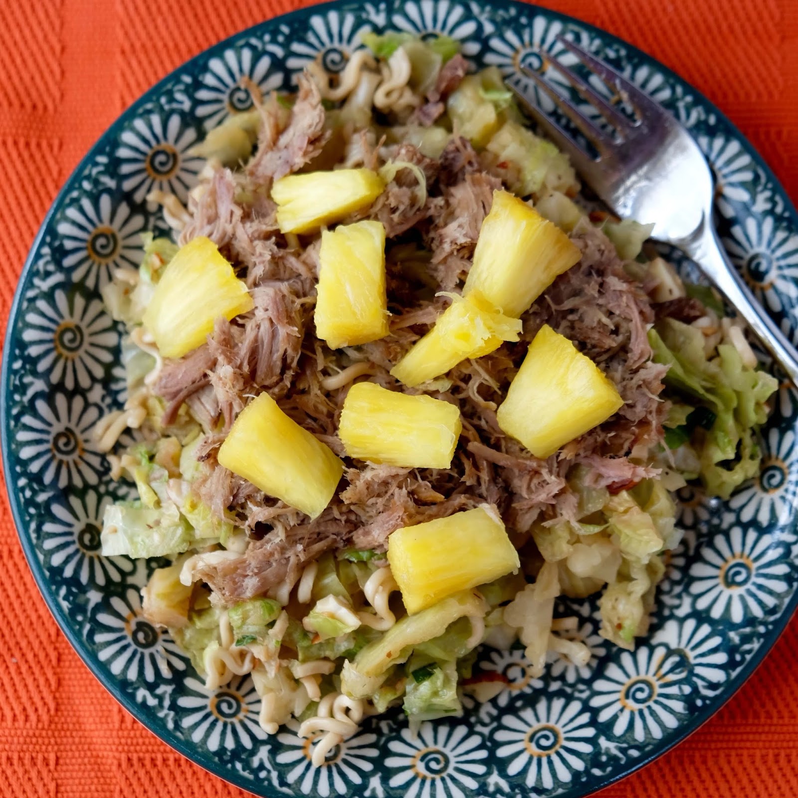 Farm Fresh Feasts Kalua Pig, Pineapple, and Cabbage Salad