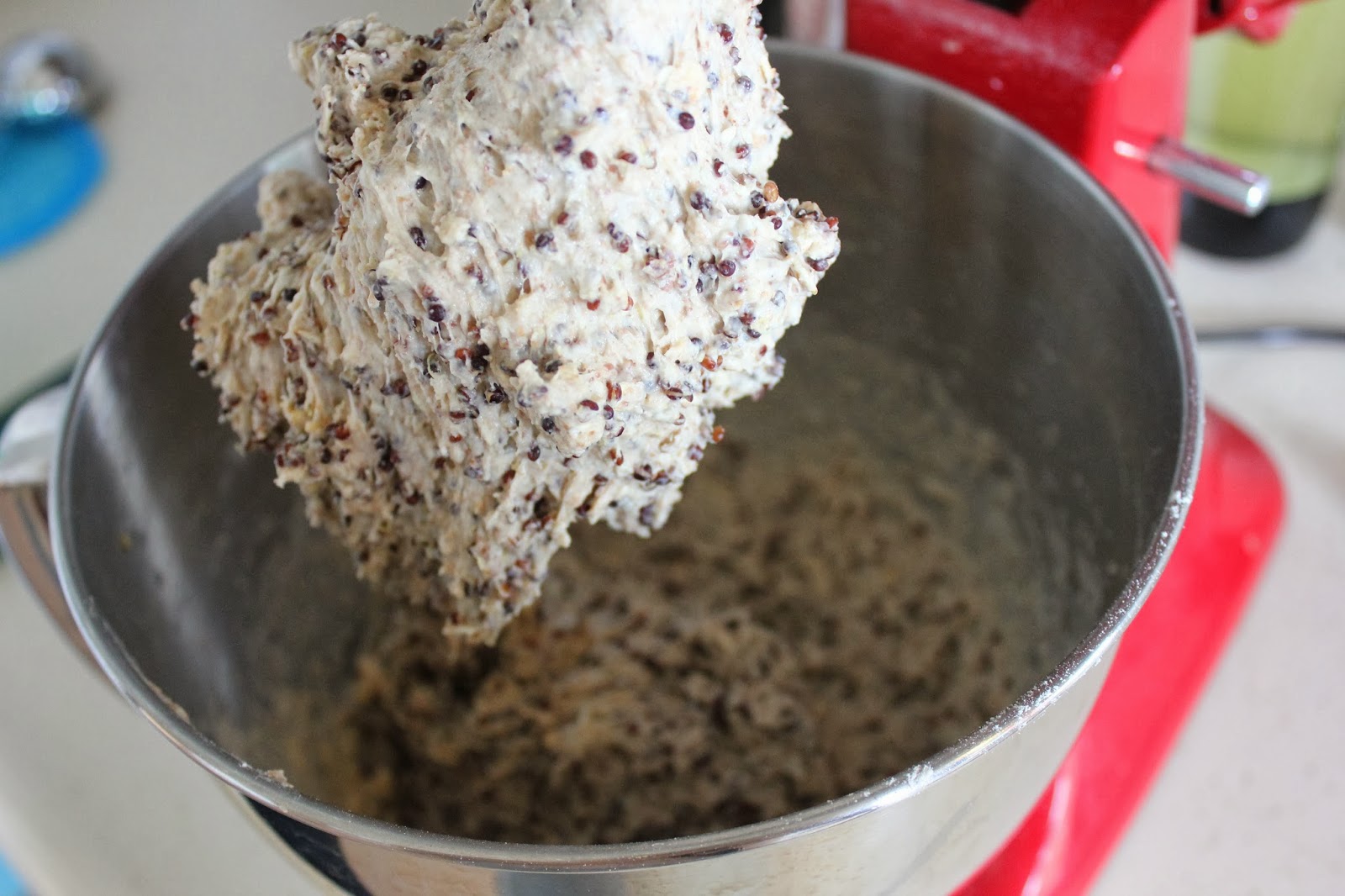 UnProcessing My World Dutch Oven Artisan Quinoa Bread