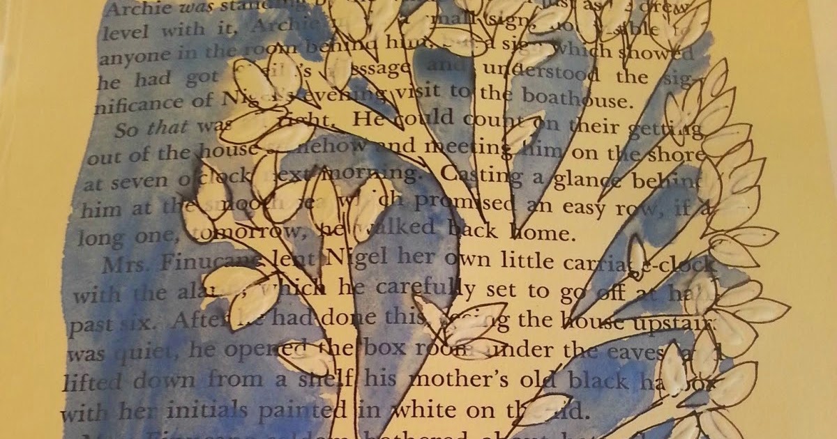 Connoisseur of Creativity DIY painting on old book pages