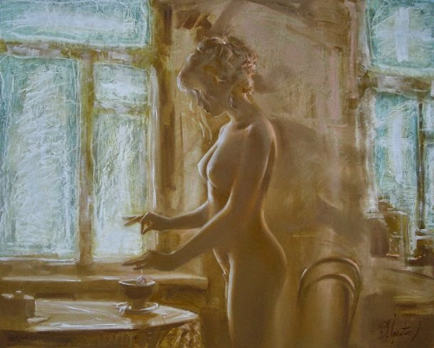 Sergey Ignatenko pinturas mulheres sensuais seminuas